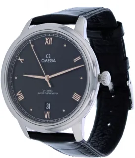 Omega De Ville 434.13.40.20.01.001 Stainless steel Black