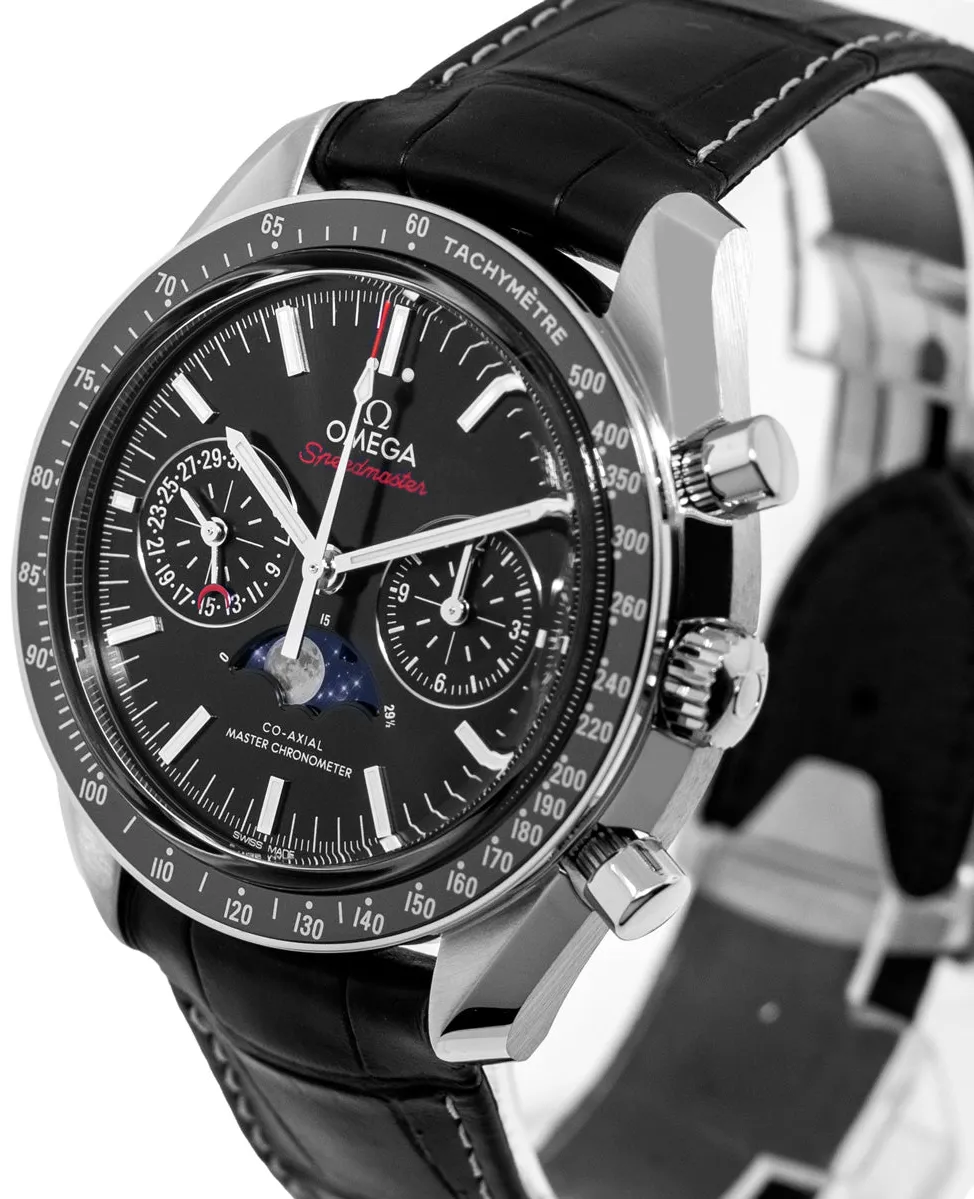 Omega Speedmaster Professional Moonwatch Moonphase 304.33.44.52.01.001 44.5mm Stainless steel Black