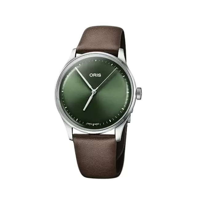 Oris Artelier 1105199 35mm Stainless steel Green