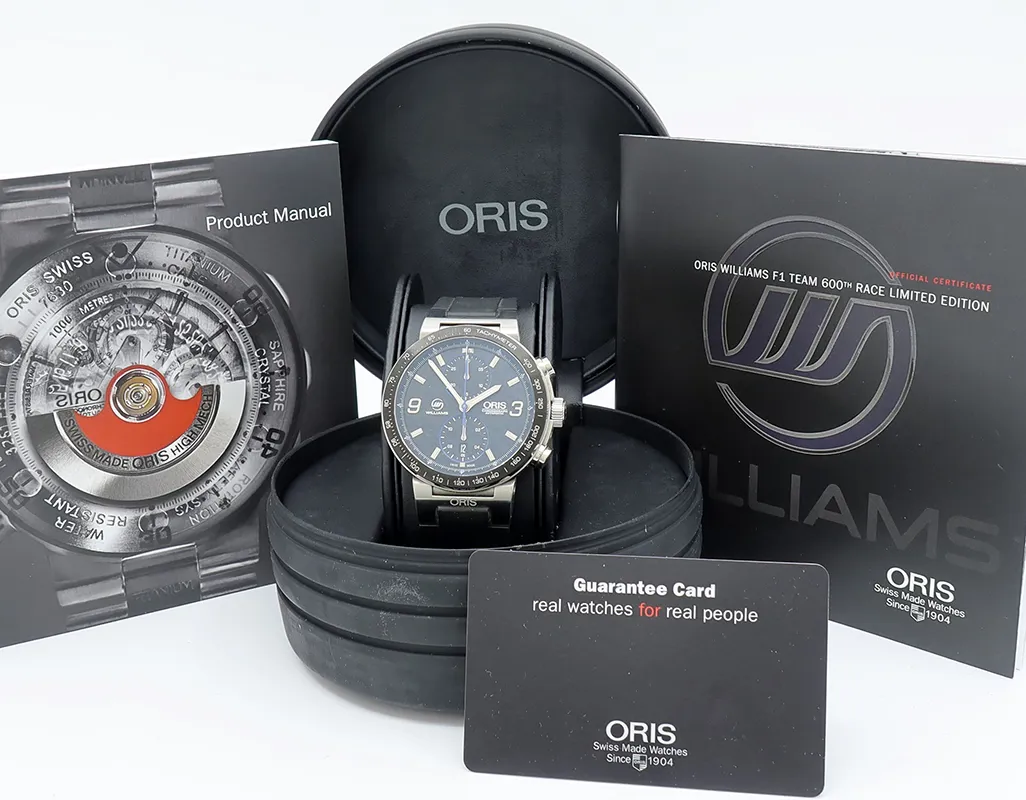 Oris Williams 01 773 7685 4184-Set RS 44mm Stainless steel Black 6