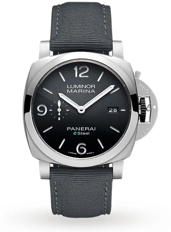 Panerai Luminor 1950 3 Days GMT Power  PAM 01358 44mm Stainless steel Gray