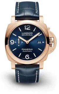 Panerai Luminor Marina 1068614 18k rose gold Blue