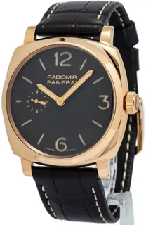 Panerai Radiomir 1940 PAM 00513 Red gold Brown