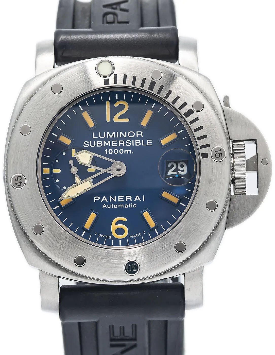 Panerai Submersible PAM 00087 44mm Stainless steel Blue 1