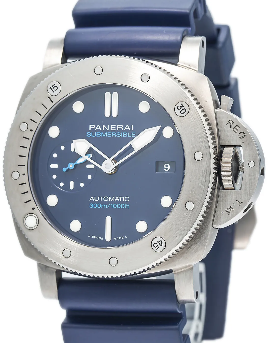 Panerai Submersible PAM 00692 47mm Titanium Blue 1