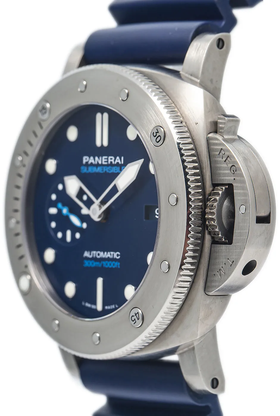 Panerai Submersible PAM 00692 47mm Titanium Blue 2