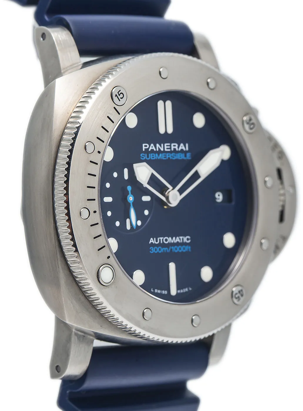 Panerai Submersible PAM 00692 47mm Titanium Blue 3