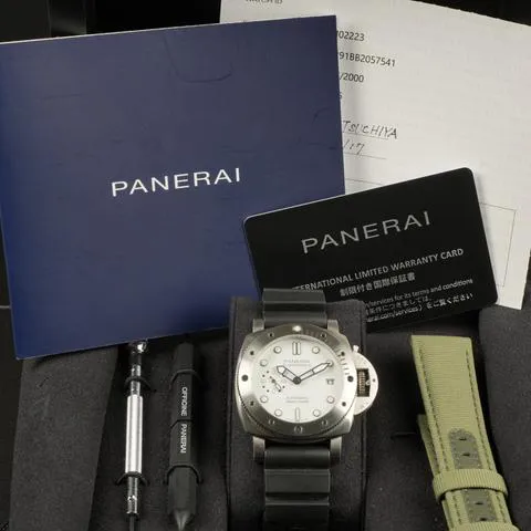 Panerai Submersible PAM02223 42mm Stainless steel White 7