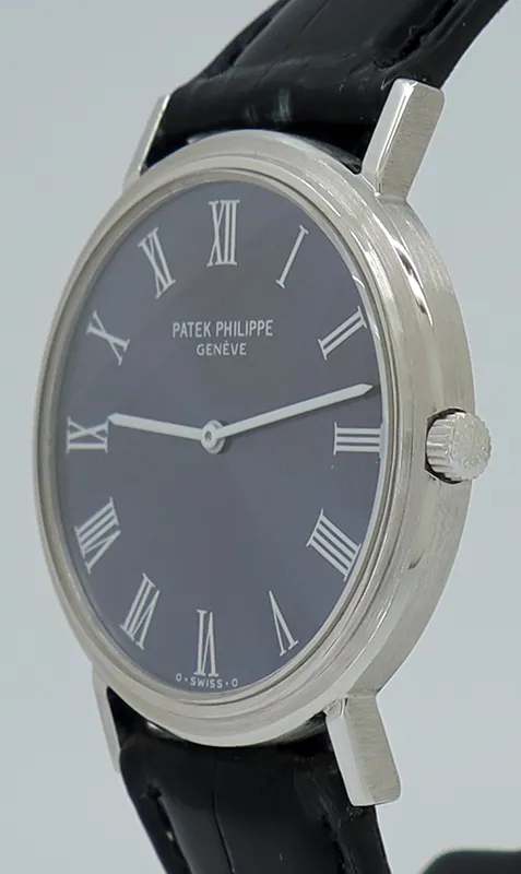 Patek Philippe Calatrava 3591G 33mm White gold and 18k white gold Blue and Gray 1