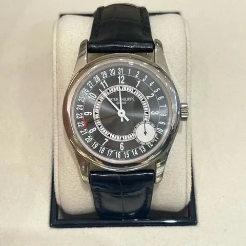 Patek Philippe Calatrava 6000G-010 37mm White gold Gray 3