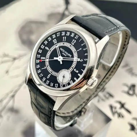 Patek Philippe Calatrava 6006G-001 39mm White gold Black 1