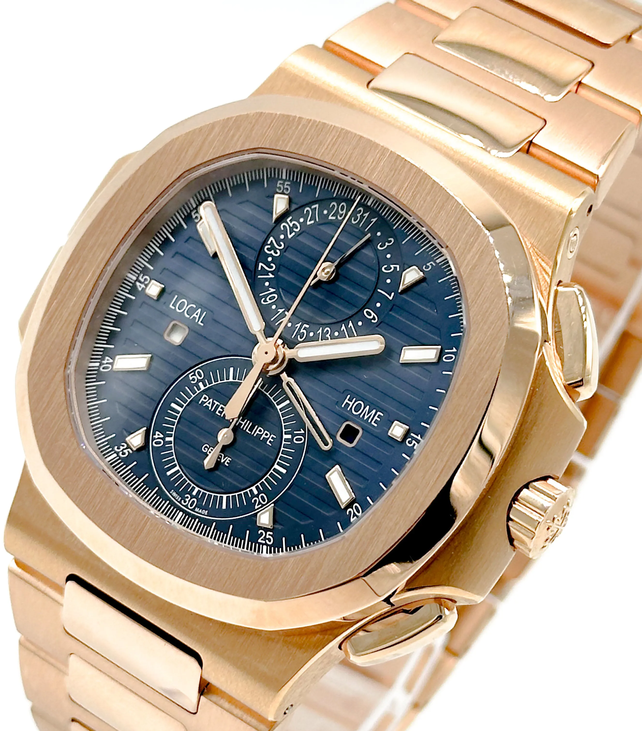 Patek Philippe Nautilus 5990/1R-001 Stainless steel Blue 4