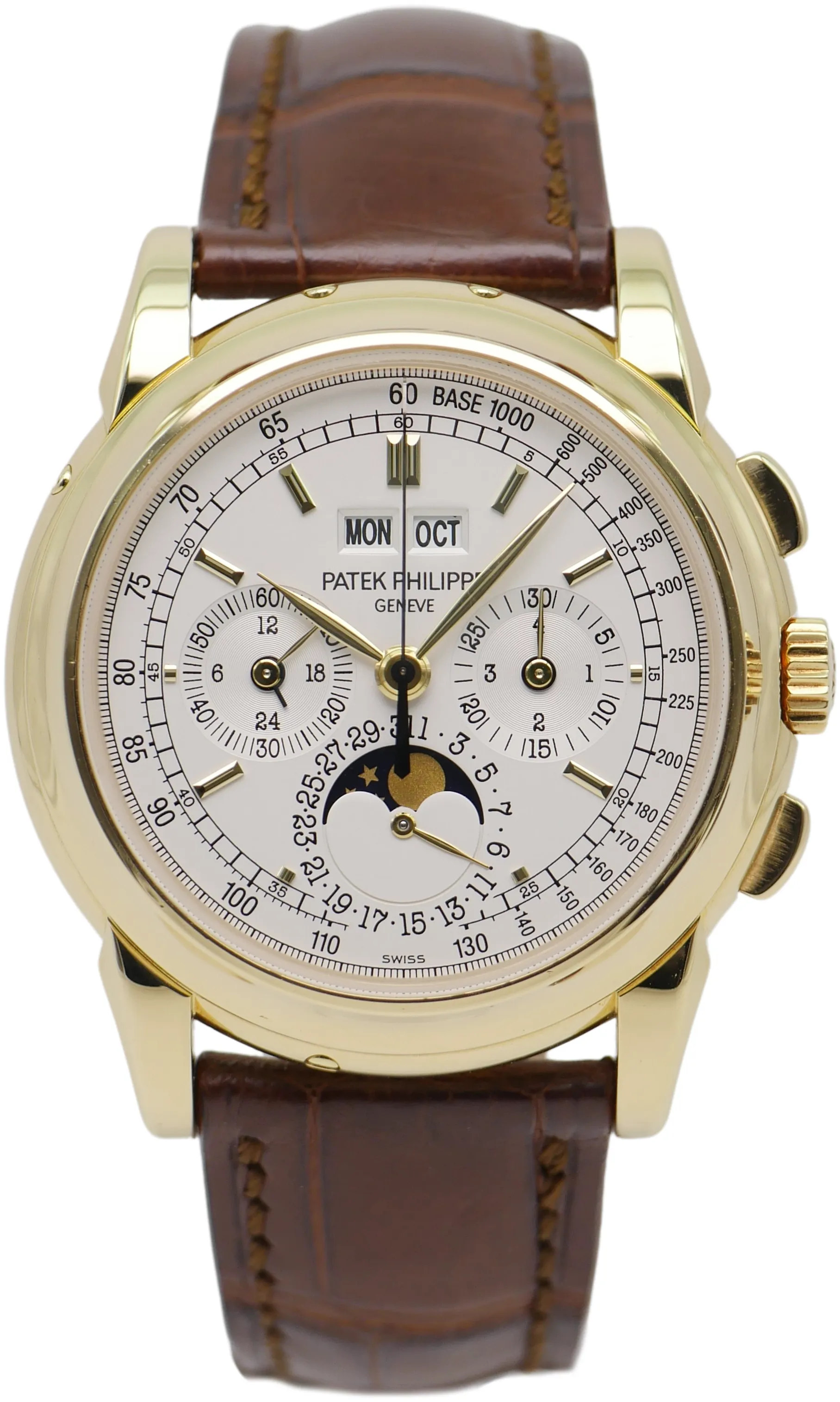 Patek Philippe Perpetual Calendar Chronograph 5970J-001 White gold Silver