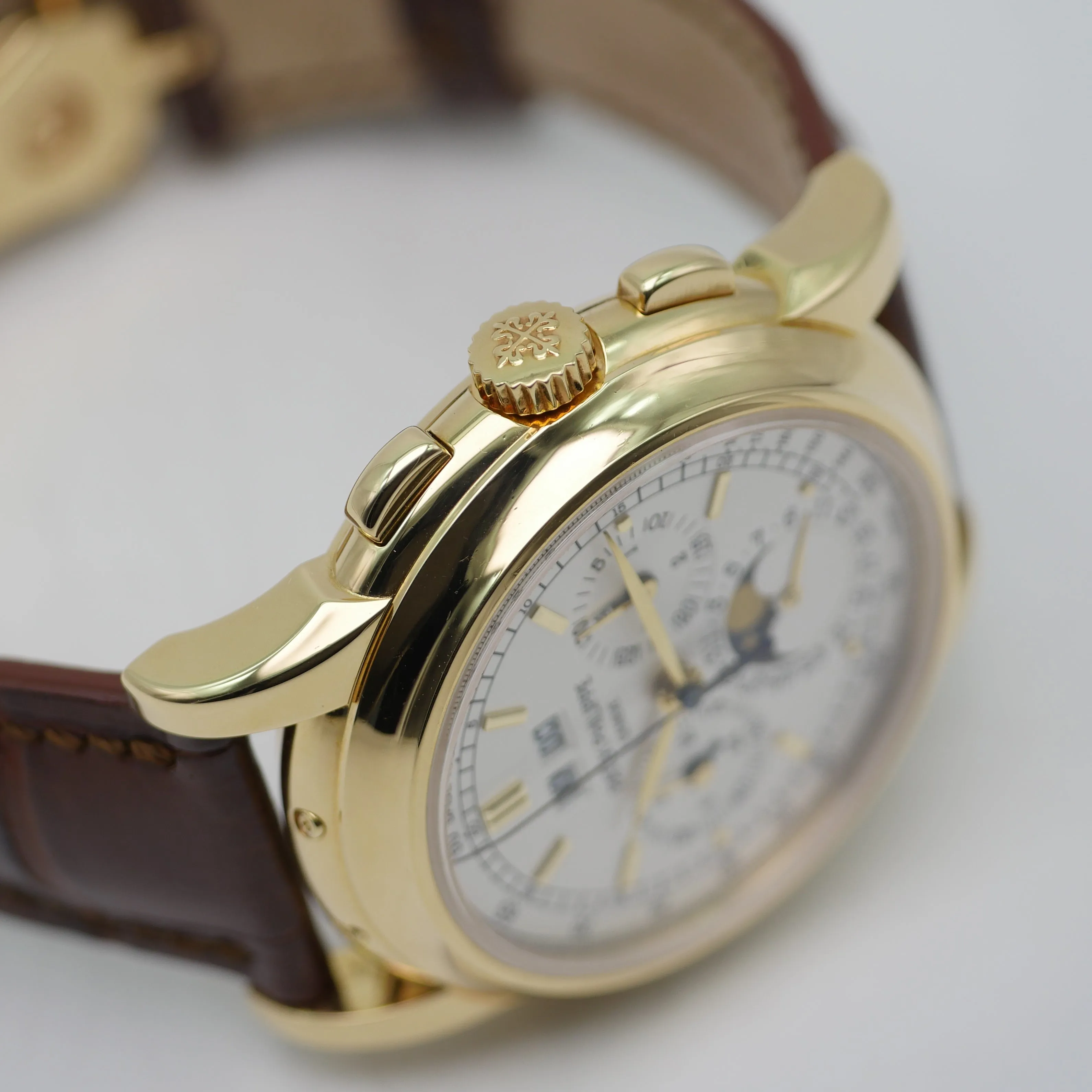 Patek Philippe Perpetual Calendar Chronograph 5970J-001 White gold Silver 11