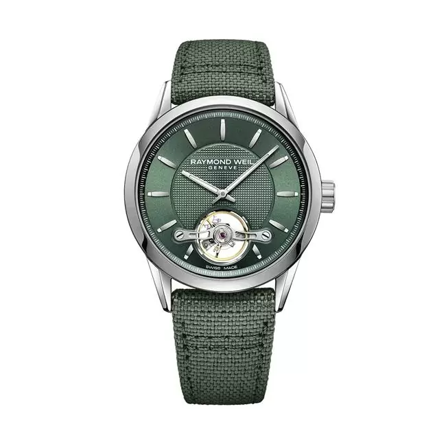 Raymond Weil Freelancer 1063936 40mm Stainless steel Green