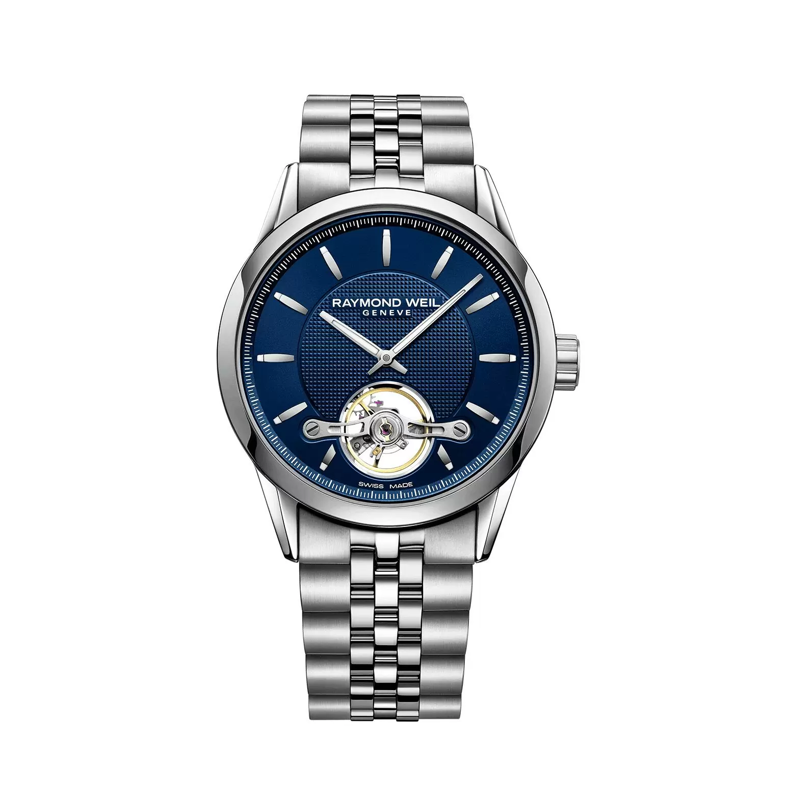 Raymond Weil Freelancer 1055769 40mm Stainless steel Blue