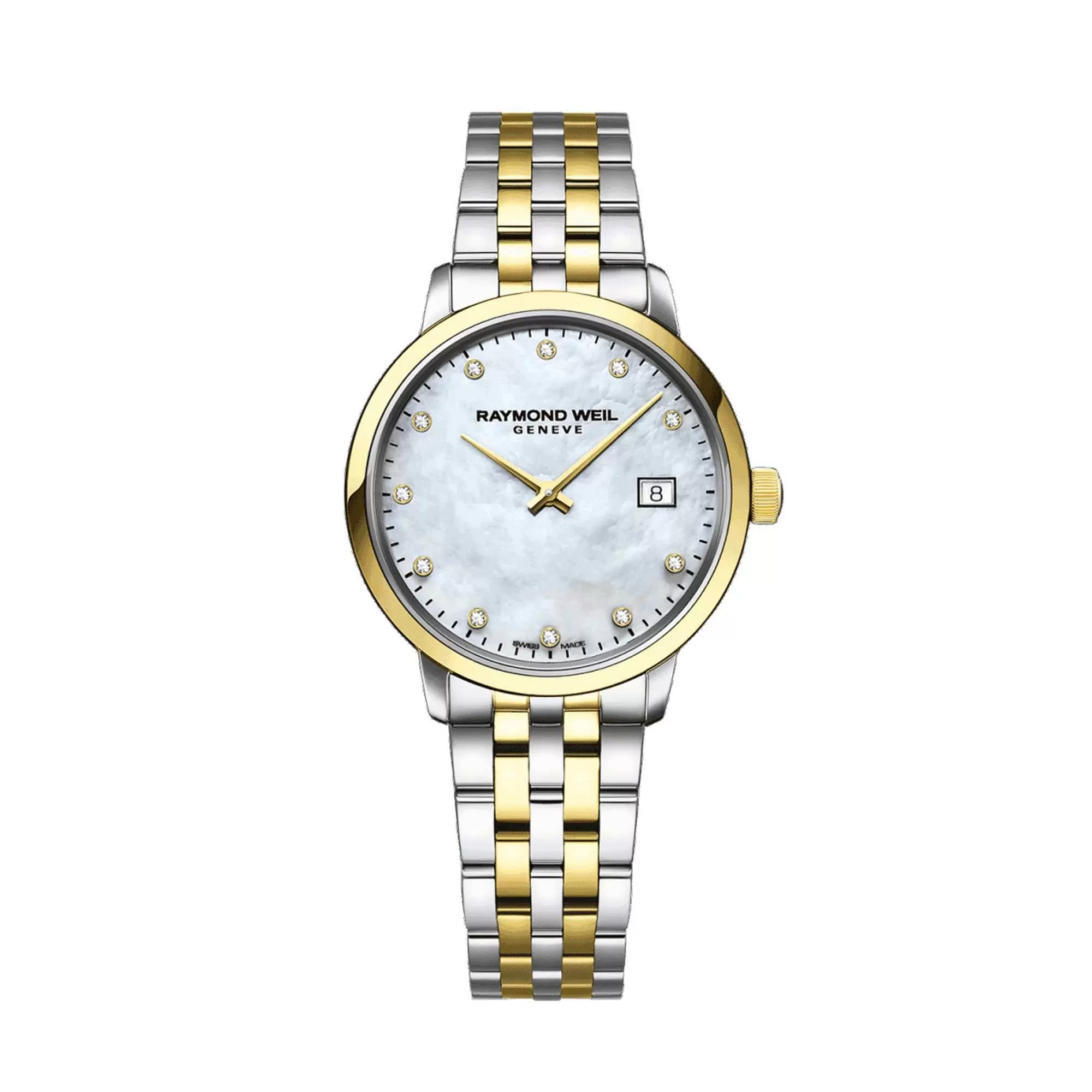 Raymond Weil Toccata 1049835 25mm Gold-plated White