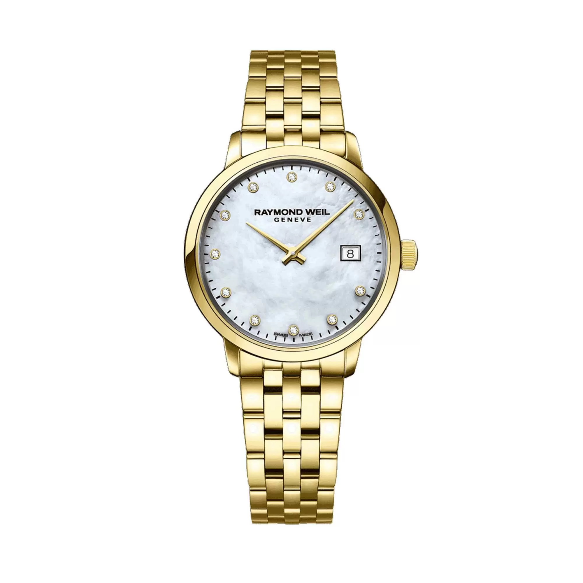 Raymond Weil Toccata 1049833 25mm Gold-plated White