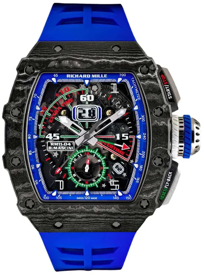 Richard Mille RM 11-04 RM11-04 CA 50mm Carbon fiber Skeletonized