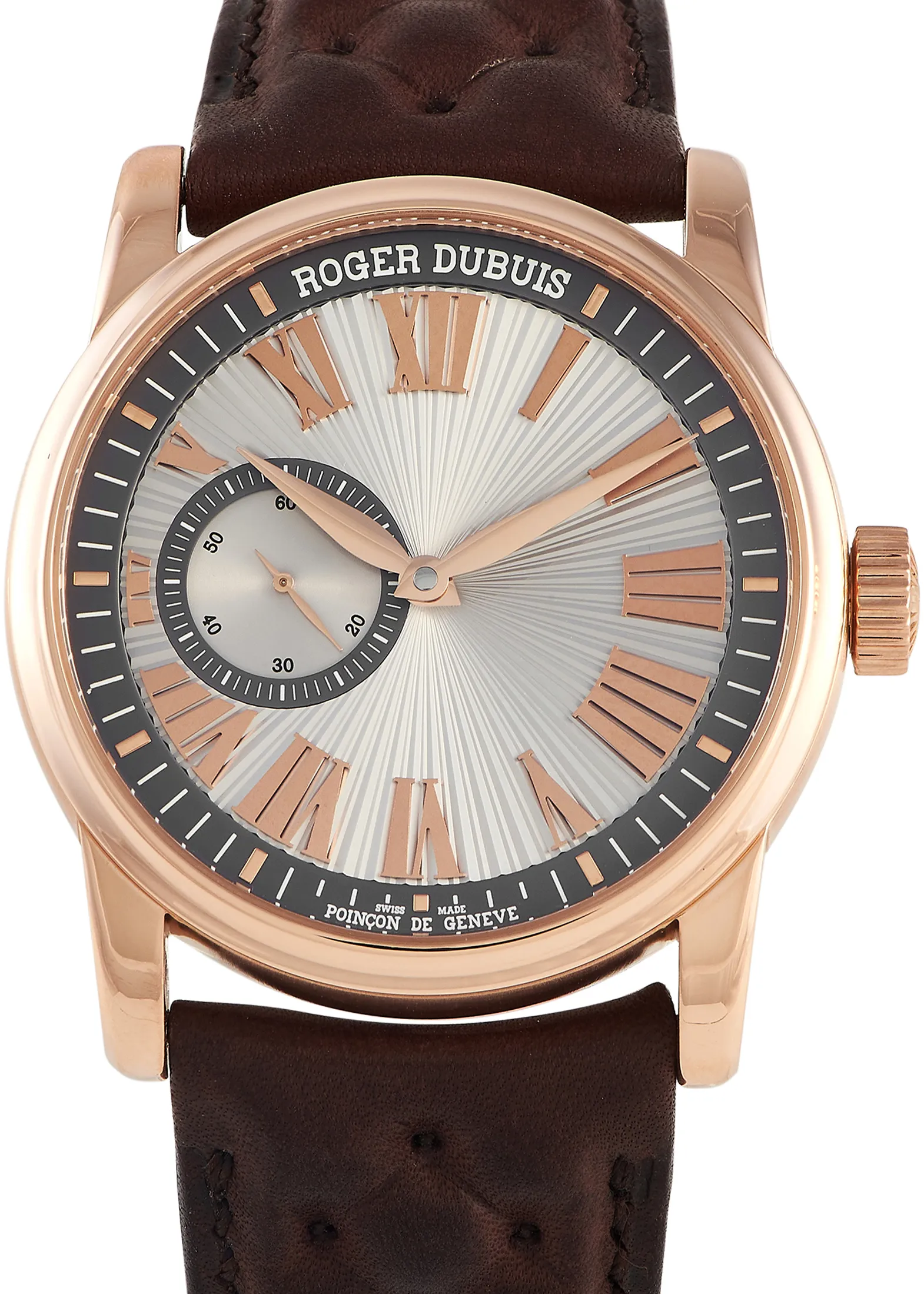 Roger Dubuis Hommage RDDBHO0565 42mm Rose gold and 18k rose gold Silver