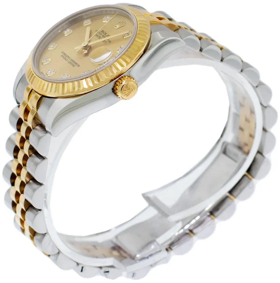 Rolex Datejust 31 178273 31mm Yellow gold and Stainless steel and 18k yellow gold Champagne Diamond Dial 3