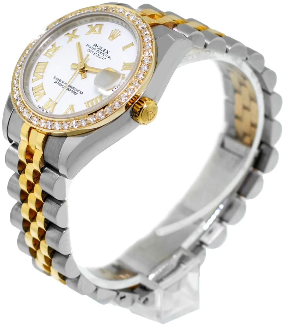 Rolex Datejust 31 178273 31mm Yellow gold and Stainless steel and 18k yellow gold White Roman Dial 3