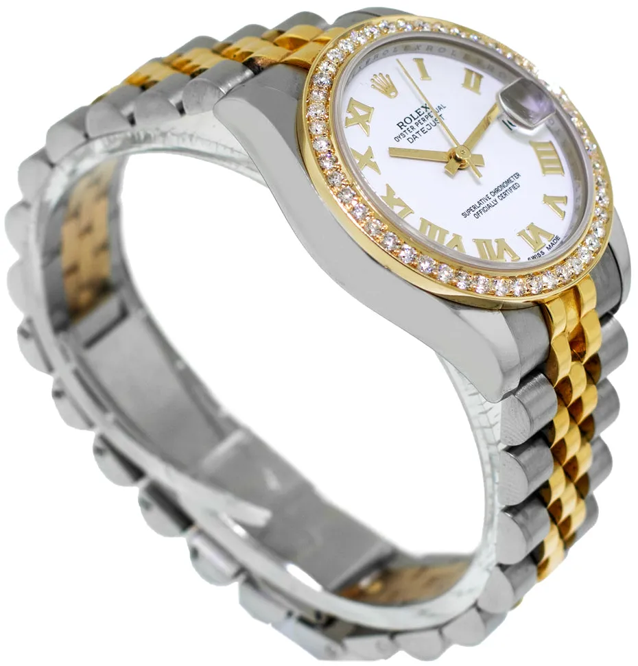 Rolex Datejust 31 178273 31mm Yellow gold and Stainless steel and 18k yellow gold White Roman Dial 5