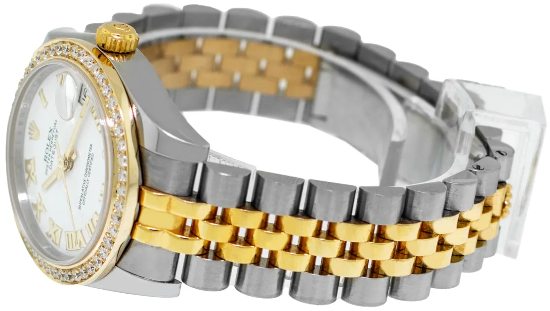 Rolex Datejust 31 178273 31mm Yellow gold and Stainless steel and 18k yellow gold White Roman Dial 7