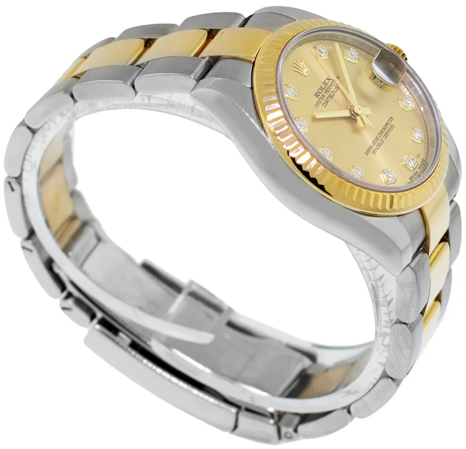 Rolex Datejust 31 178273 31mm Yellow gold and Stainless steel and 18k yellow gold Champagne Diamond Dial 5