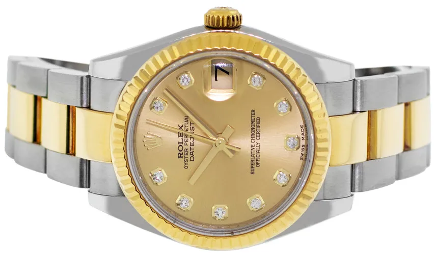 Rolex Datejust 31 178273 31mm Yellow gold and Stainless steel and 18k yellow gold Champagne Diamond Dial 6