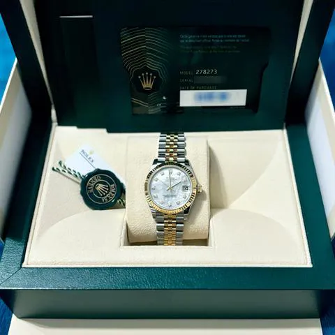 Rolex Datejust 31 278273 31mm Yellow gold and Stainless steel Mother-of-pearl