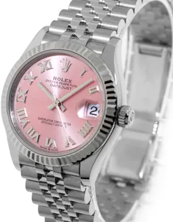 Rolex Datejust 31 278274 Stainless steel and 18k white gold Pink Roman D
ial