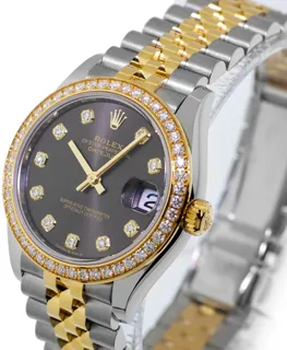 Rolex Datejust 31 278383RBR Stainless steel and 18k yellow gold Dark Rhodium$Diamond