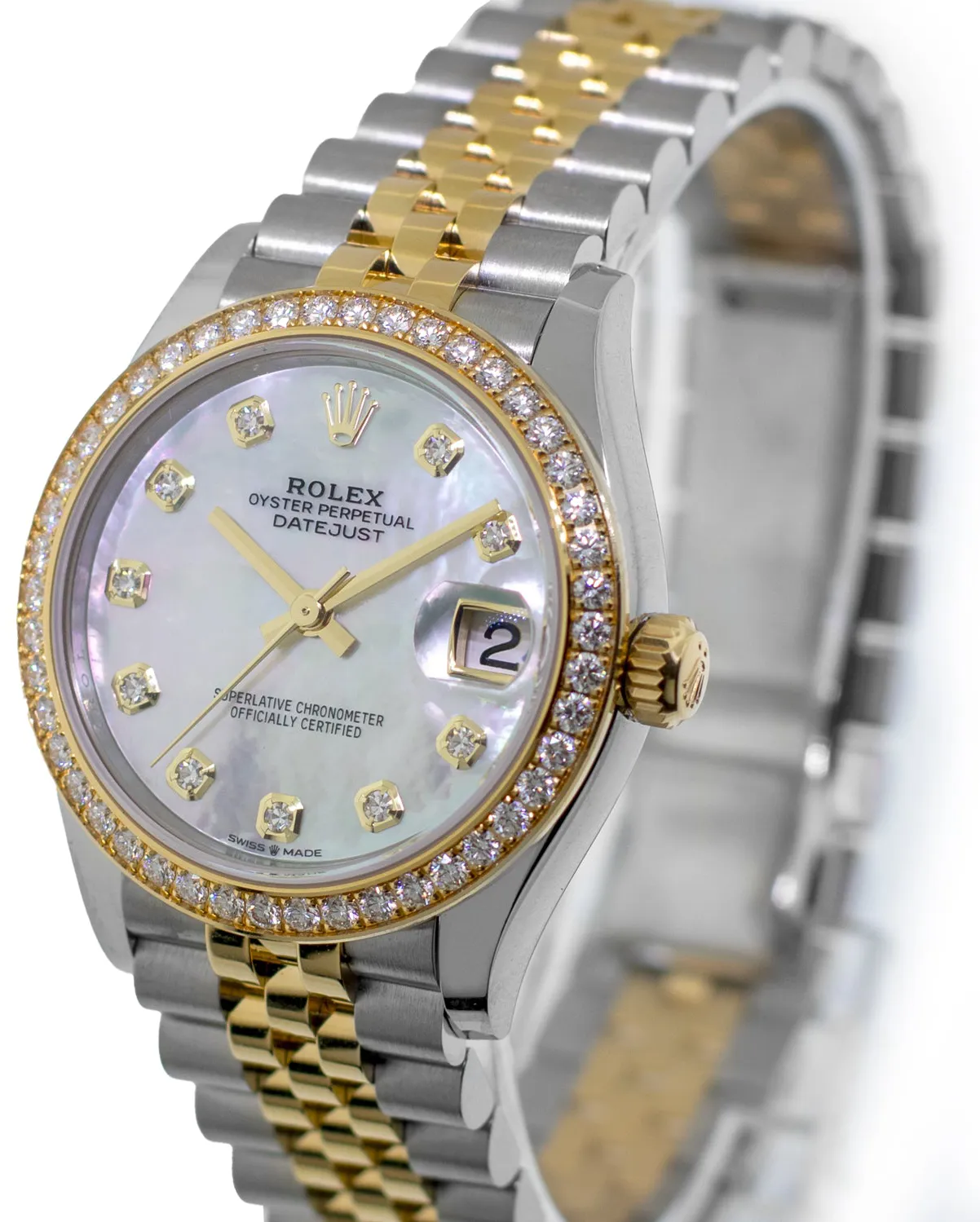 Rolex Datejust 31 278383RBR 31mm Stainless steel Mother of Pearl Diamond Dial