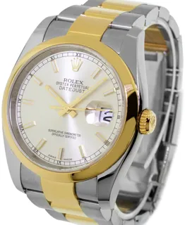 Rolex Datejust 36 116203 Stainless steel and 18k yellow gold Silver