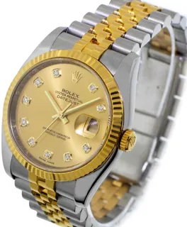 Rolex Datejust 36 116233 Stainless steel and 18k yellow gold Champagne