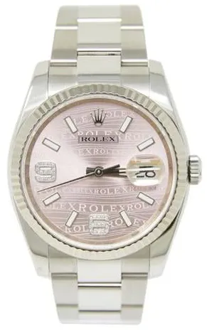 Rolex Datejust 36 116234 36mm White gold Rose 1