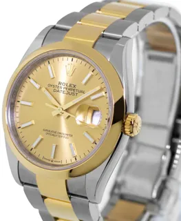 Rolex Datejust 36 126203 Stainless steel and 18k yellow gold Champagne