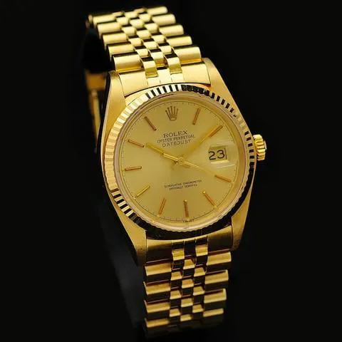 Rolex Datejust 36 16018 36mm Yellow gold Champagne 1