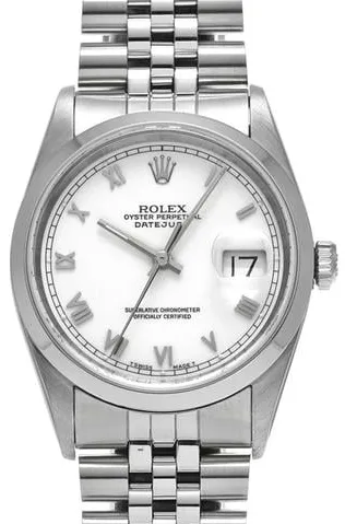 Rolex Datejust 36 16200 36mm Stainless steel White