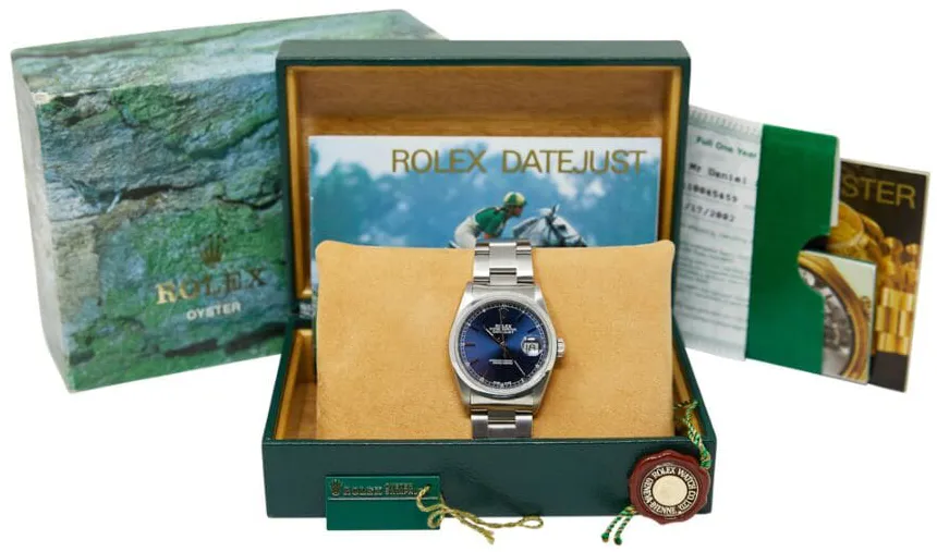 Rolex Datejust 36 16200 36mm Stainless steel Blue 5