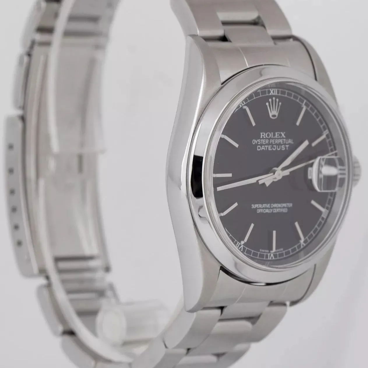 Rolex Datejust 36 16200 36mm Stainless steel Black 2