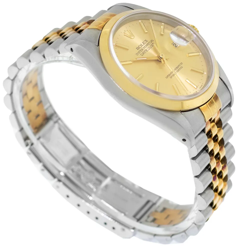 Rolex Datejust 36 16203 36mm Yellow gold and Stainless steel and 18k yellow gold Black 5