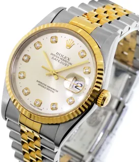 Rolex Datejust 36 16233 Stainless steel and 18k yellow gold Silver