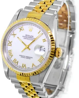 Rolex Datejust 36 16233 Stainless steel and 18k yellow gold White