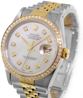 Rolex Datejust 36 16233 Stainless steel and 18k yellow gold White