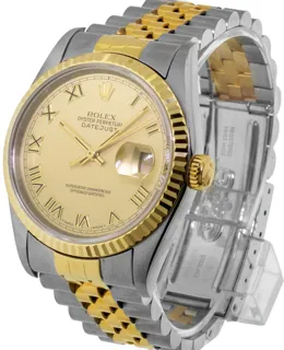 Rolex Datejust 36 16233 Stainless steel and 18k yellow gold Champagne