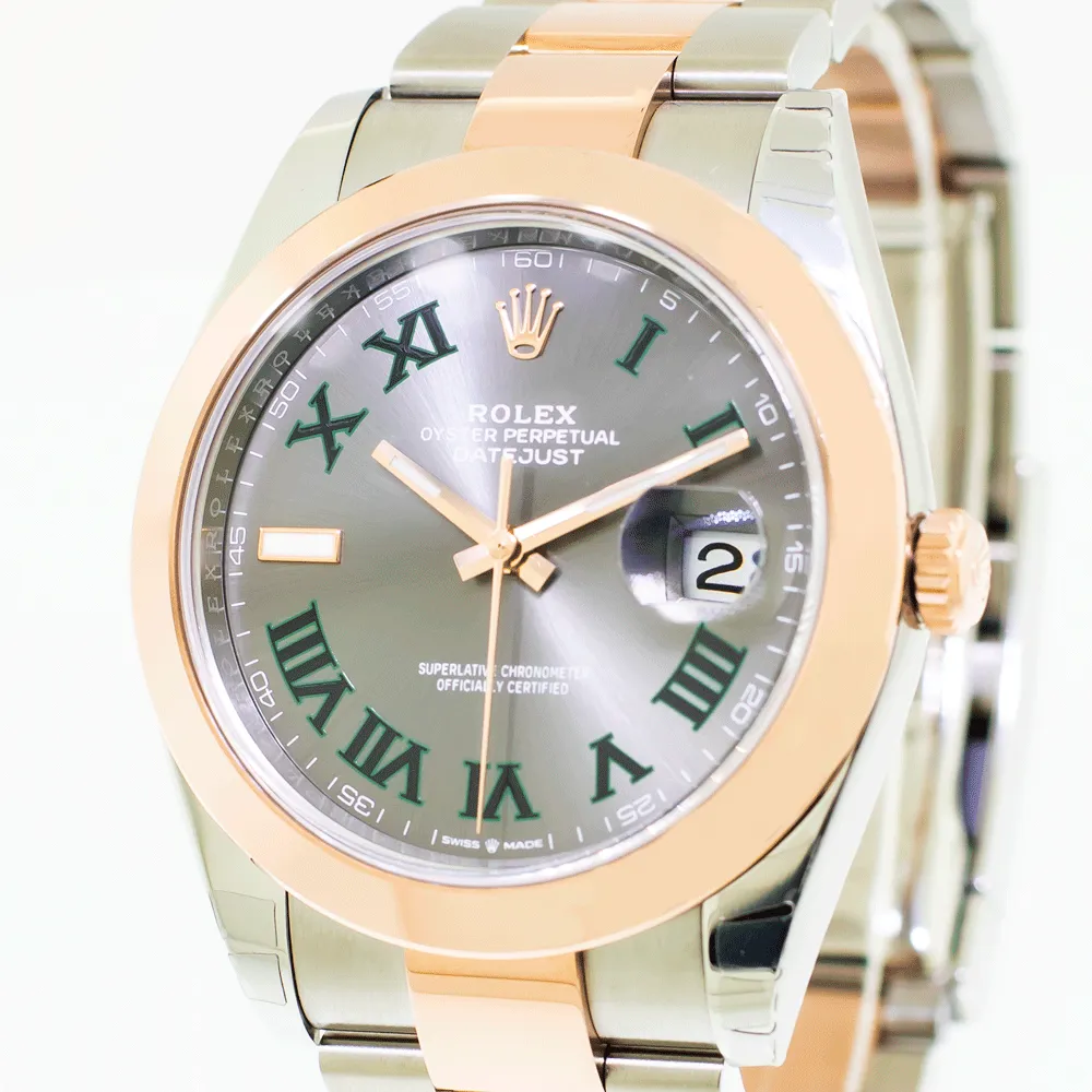 Rolex Datejust 41 126301 41mm Stainless steel Wimbledon Roman Dial