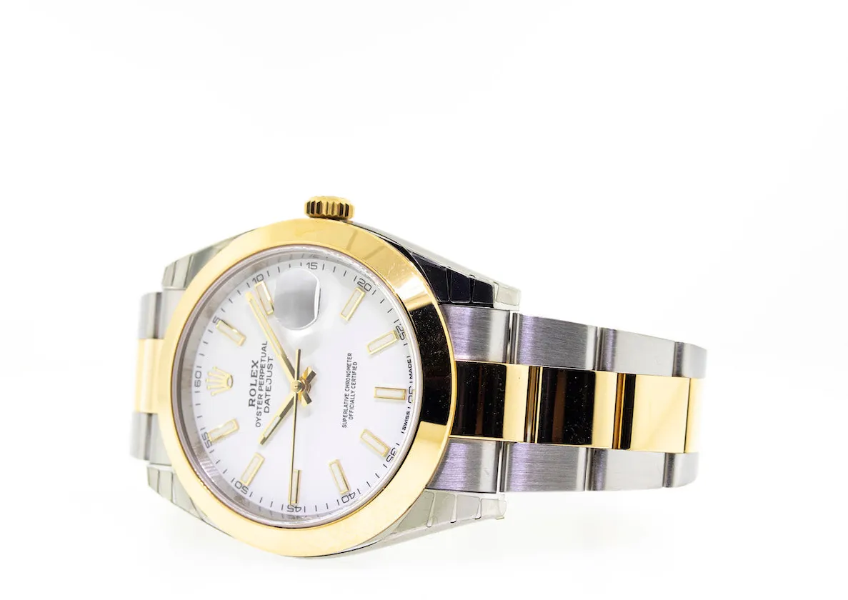 Rolex Datejust 41 126303 41mm Yellow gold and Stainless steel and 18k yellow gold White 8