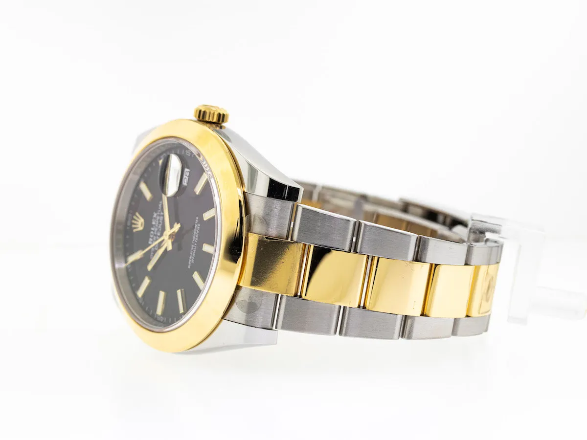 Rolex Datejust 41 126303 41mm Yellow gold and Stainless steel and 18k yellow gold Black Stick Dial 7